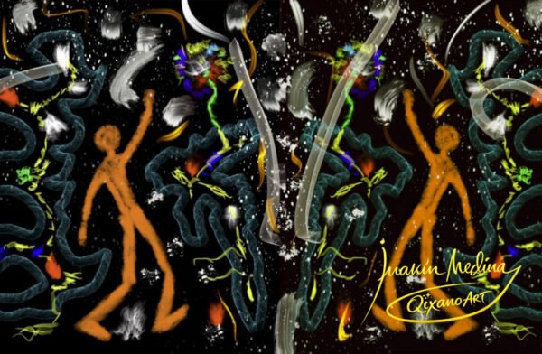Homo cosmos 21. 75x115 cm Homo cosmos 21. 75x115 cm