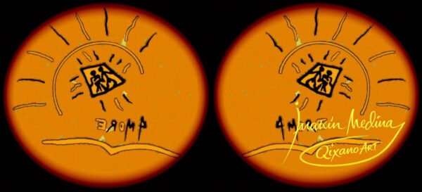 Homo cosmos 50.2. 50x110 cm