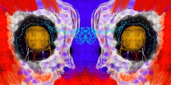 Contemplación del caos 10, 70x140 cm, 2023